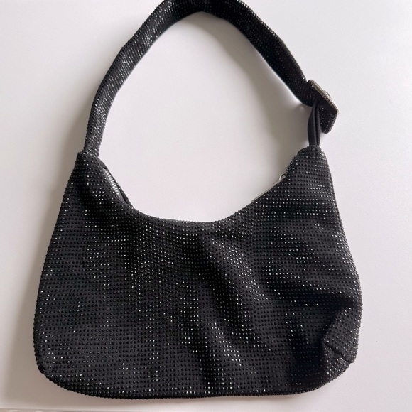Handbags - Elegant Black Studded Women's Bag
